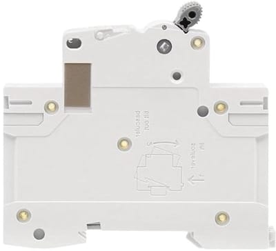 Miniatuurstroomonderbreker - Automatishe Zekering - Elektrische Beveiliging - 6 KA Nominale Kortsluitspanning - 3P 63A25A 32A - Grijs