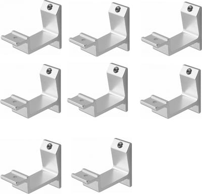 Hermeta leuninghouder - 3540-01 - Aluminium - Opschroef - Vlak zadel - 8 stuks