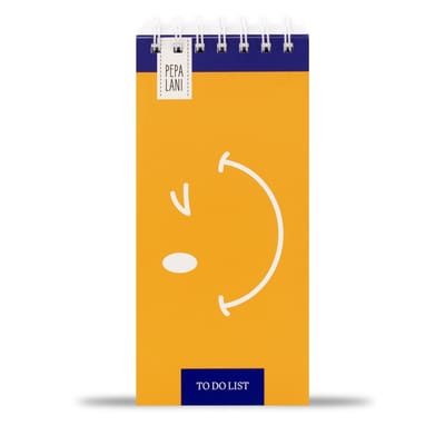 Pepa lani to do list - smiley orange