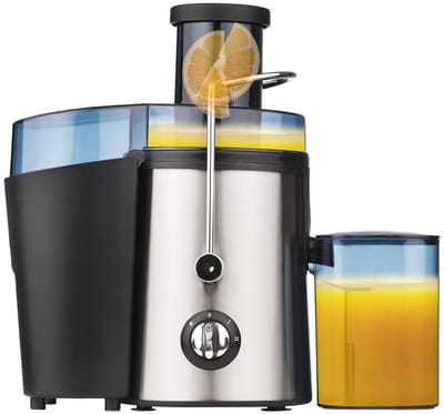 Elektrische Sapcentrifuge voor Groenten en Fruit - Grote Vulopening - 800W Hoge Kracht - Roestvrijstalen Lichaam met Koelventilator - Scheiding van Pulp en Sap - Ideaal voor Huishoudelijk Gebruik