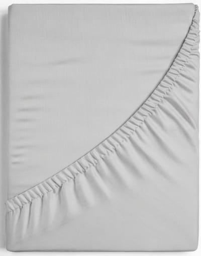 Trio - Hoeslaken - Egyptisch Perkal Katoen - 200 TC - 90x200 cm + 28 cm - Grijs
