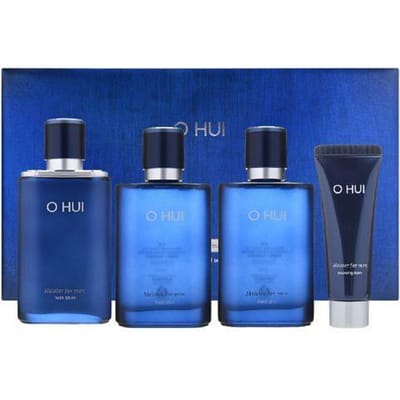 O HUI Meister Pour Homme Ensemble Spécial Fraîcheur Marque de Luxe Coréenne Magasin blue