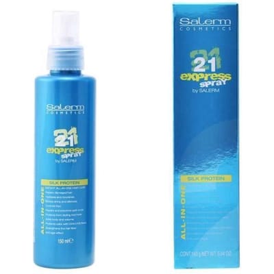Verzorgingsspray - Salerm - 21 EXPRESS - 150 ml - Alle haartypes - Zijdeproteïnen