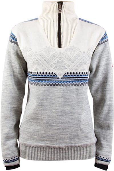 Dale of Norway - 92981 GLITTERTIND SWEATER_E - Dames pulloversDames truien - Kleur: Grijs - Maat: XL