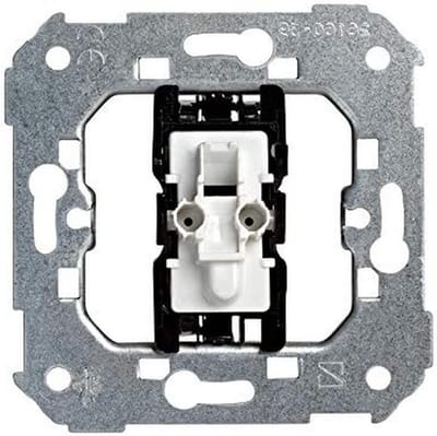 Drukknop met licht - Schakelaar met indicator - Verlichting bedienen - Geïntegreerde lichtindicator - 10 A 250 V - Metaal