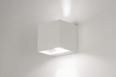 Lumidora Wandlamp 73238 - Voor binnen - VEGAS - G9 - Wit - Metaal