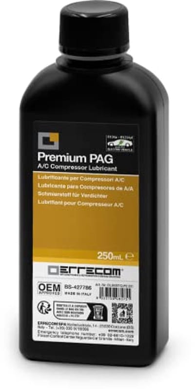 Universele A/C Compressoreolie - 250 ml voor Traditionele en Elektrische Voertuigen met R134a en R1234yf