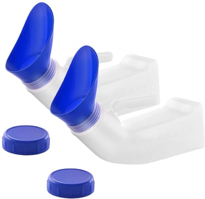 Unyqoos® Draagbaar en lekvrij urinoir set voor noodsituaties en reizen