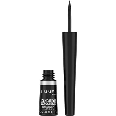 Rimmel London Exaggerate Liquid Eyeliner (Various Options) - Non-Waterproof