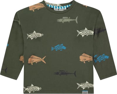 Stains & Stories boys t-shirt long sleeve Jongens T-shirt - Maat 98