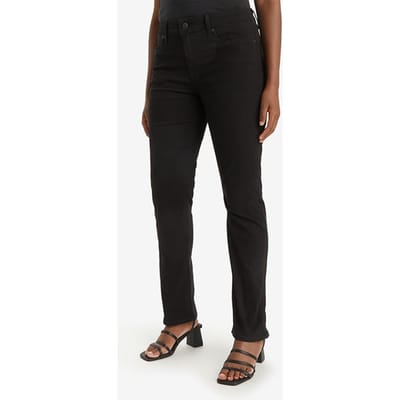 Levi's 712 Jeans Black Größe: W25L30 | Slim Jeans Outlet | Damen | Schwarz