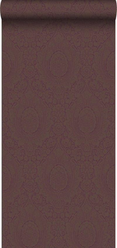 Origin Wallcoverings behang ornamenten donker paars - 53 cm x 10.05 m - 345435