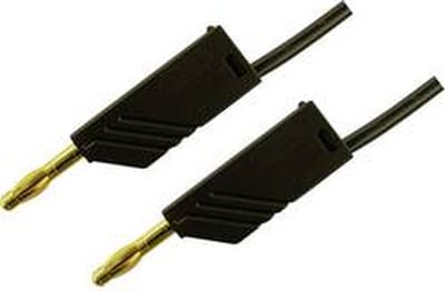 Hirschmann Test & Measurement MLN 25/2,5 SW Meetsnoer Banaanstekker 4 mm Banaanstekker 4 mm 25.00 cm Zwart 1 stuk(s)