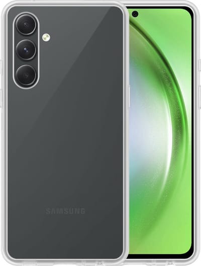 Hoesje - Geschikt voor Samsung Galaxy A54 - Sterk & Shockproof - Hoes Cover - Siliconen Case - Telefoonhoesjes - Transparant
