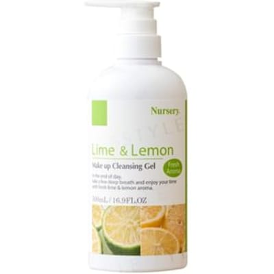 Nursery - Lime & Lemon Make Up Cleansing Gel Fresh Aroma Jumbo 500ml