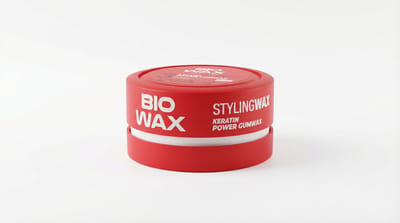 Biowax Keratin Red Wax - Waterbasis Haarwax - Voedend Voor Je Haar - Gezonde Uitstraling - Friszoete Geur - Elk Haartype - 150ml