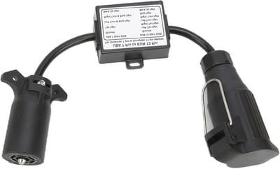 Trailer Adapter 13 naar 7 Pin voor Auto en Truck, 13 Pin Stekker, 7 naar 13 Pin Converter, Geschikt voor Voertuigen en Aanhangers