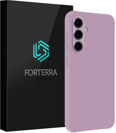 Hoesje Geschikt voor Samsung Galaxy A37 - Sterk & Shockproof - Siliconen Case - Hoes Cover - Lila