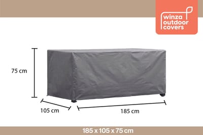Winza Outdoor Covers - Premium - beschermhoes tafel tot 180 cm - Afmeting : 185x105x75 cm - tuintafel hoes - tuinmeubelhoes - 2 jaar garantie