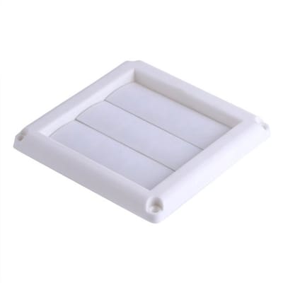 Allecto - Air Vent Grille - Ventilatie Rooster - Wit - 3 Flaps