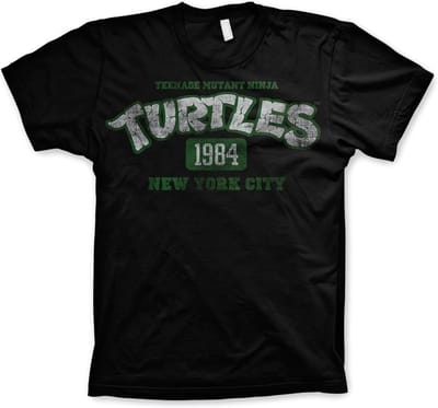Teenage Mutant Ninja Turtles Turtles NY 1984 T-shirt Zwart