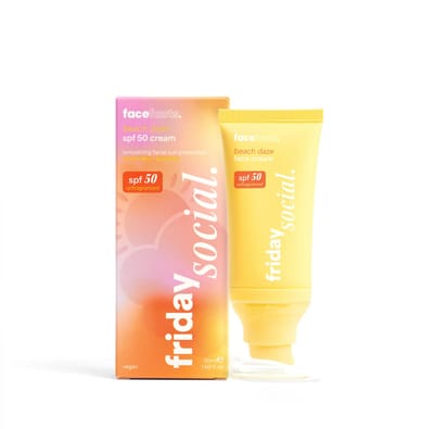 Face Facts Friday Social Beach Daze Face Cream SPF50 50 ml