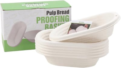 Ovale Broodbakmand 24,5 cm - Set van 6