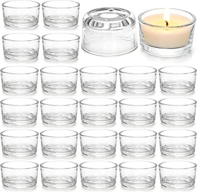 Stijlvolle theelichthouders voor een sfeervolle ambiance in huis en tuin, set van 2