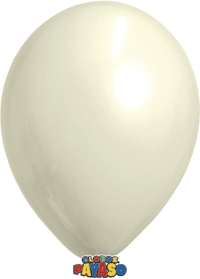 Zakje met 15 vanille kleurige ballonnen - 30cm doorsnee (12 inch) - Biologisch afbreekbaar - licht geel