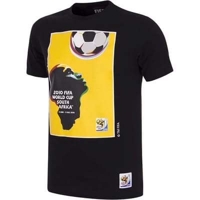 COPA - Zuid-Afrika 2010 WK Poster T-Shirt - Heren - Zwart - XS