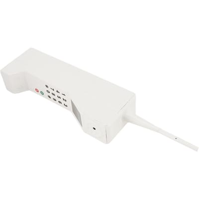 Retro Mobiele Telefoon IJzer Ouderwetse Mobiele Telefoon Sjabloon Decoratie voor Fotografie Roze wit