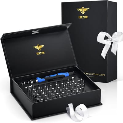 Precisie Schroevendraaier Set 60 in 1 – Perfect Cadeau voor Mannen, Vader, Verjaardag en Kerst, Handige Gadget en Verrassingsidee