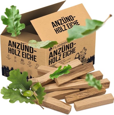 Premium Aanmaakhout van Eikenhout - Perfect voor Grill en Barbecue, 16 cm