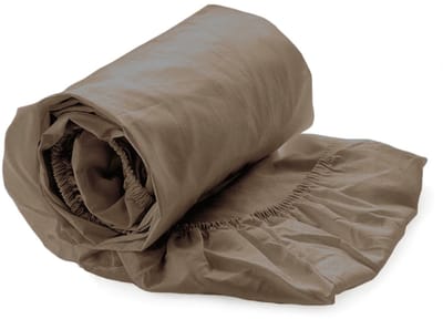 Yellow Hoeslaken Suite Mumbai - Katoen Perkal - 40cm Hoekhoogte - Plaza Taupe - 140x200 cm - 100% Katoen-Perkal - Tweepersoons