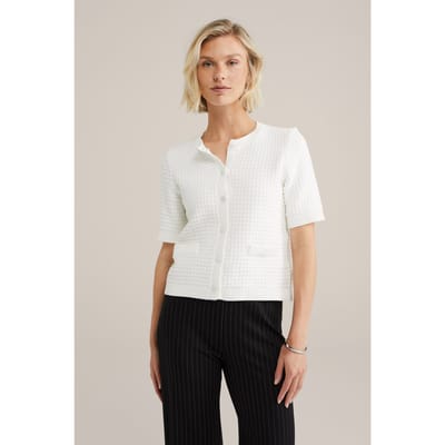 WE Fashion Knitted Cardigan Off-white Taglia: XS | Giacche Outlet | Donna | Bianco