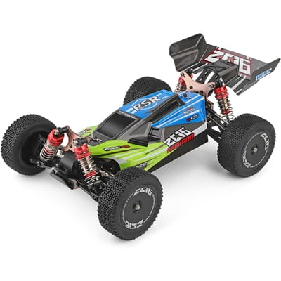 Wltoys Voiture télécommandée XKS 144012 60 km/h haute vitesse 1/14 2,4 GHz télécommande 4 roues motrices course vert