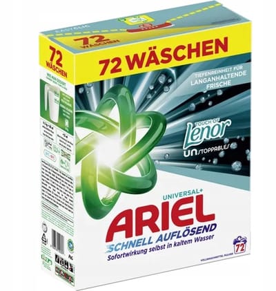 Ariel Waspoeder Touch of Unstoppables 3,96kg - 72 Wasbeurten
