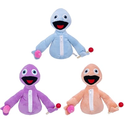 25cm Yeeps: Cache-cache Poupées en Peluche Rose Bleu Violet Peluche Mignonne Statue en Peluche Poupée Collection Décoration de Chambre Jouet Cadeau de Noël