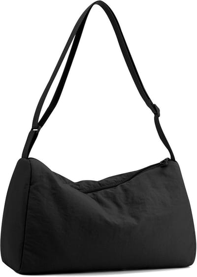 Sporttas Dames - Mini Gymtas - Dagelijks Sporten - Waterafstotend Nylon - 33 cm - Zwart