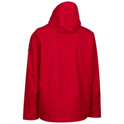 Trespass Heren Montgomery DLX Waterdichte Jas (Rood)