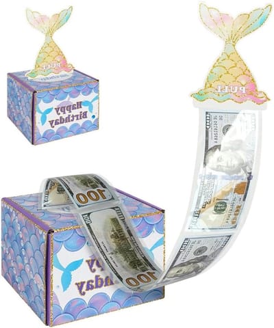 Geldcadeaus voor Verjaardag - Verrassingsdoos met Trekkoord - Feestelijke Verpakking voor Mannen en Vrouwen - Origineel Cadeau-idee