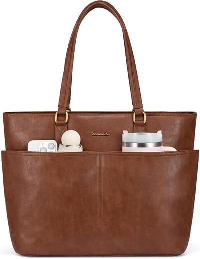 Elegante Grote Laptop Handtas voor Vrouwen, Ideaal als Shopper, Werk- en Onderwijs Tas voor Dagelijks Gebruik en Kantoor