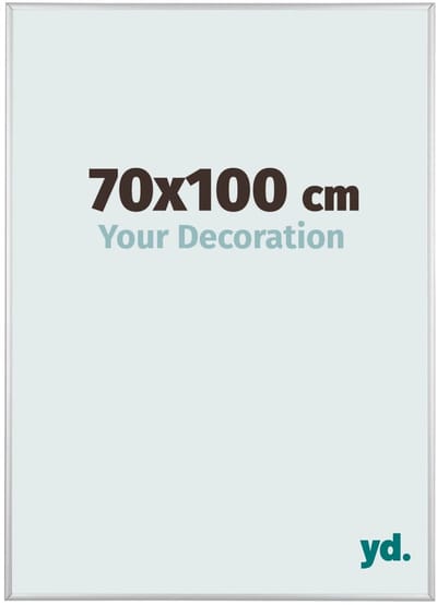 Your Decoration - Puzzellijst 70x100 cm - Zilver Mat - Puzzellijst 1500-2000 stukjes - Aluminium Fotolijst - Kent