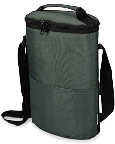 Koeltas voor 2 Flessen Wijn of 4 Bierblikken - Compacte Koeltas met Schouderband - Ideaal voor Picknicks en Uitjes