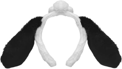 Schattige Lamsoren Haarband voor Kinderen, Zwart-Witte Schapenhoed en Ears, Perfect voor Cosplay en Feestjes, Dierenaccessoire voor Creatieve Kostuums