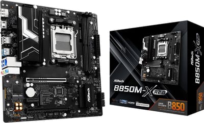 ASRock B850M-X R2.0 Moederbord - AMD B850 - AMD AM5 - DDR5 RAM - Micro-ATX