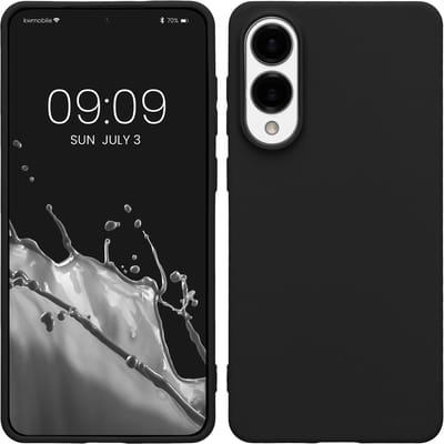 kwmobile telefoonhoesje geschikt voor Samsung Galaxy S25 Edge - Hoesje voor smartphone - Back cover in zwart