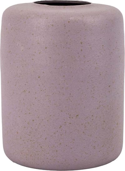 HomeBound by KY | Metalen vaas lila sand dots | bloemenvaas