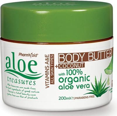 Pharmaid Aloe Treasures Body Butter Coconut: Luxe Verzorging voor een Zijdezachte Huid met Organische Aloë Vera Extract