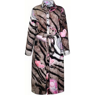 Mucho Gusto Dress San Marino Pink Maat: S | Blousejurken Outlet | Dames | Roze